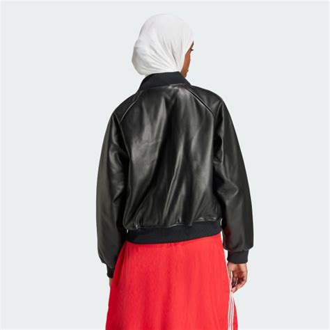 SST Pleather Loose Padded Jacke 